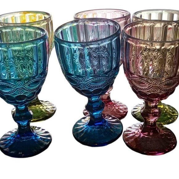 Wine goblets, individual, pick your color, pick one - Picture 4 of 7